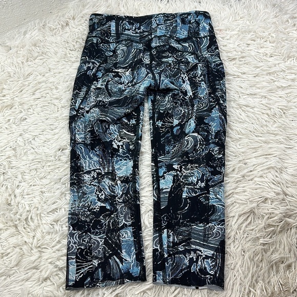 Lululemon Fast & Free Crop II *Nulux 19" Eternal Wave Starlight Black - Picture 4 of 5
